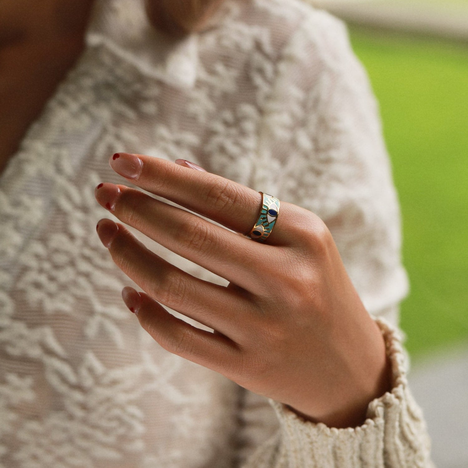 Vintage Evil Eye Ring