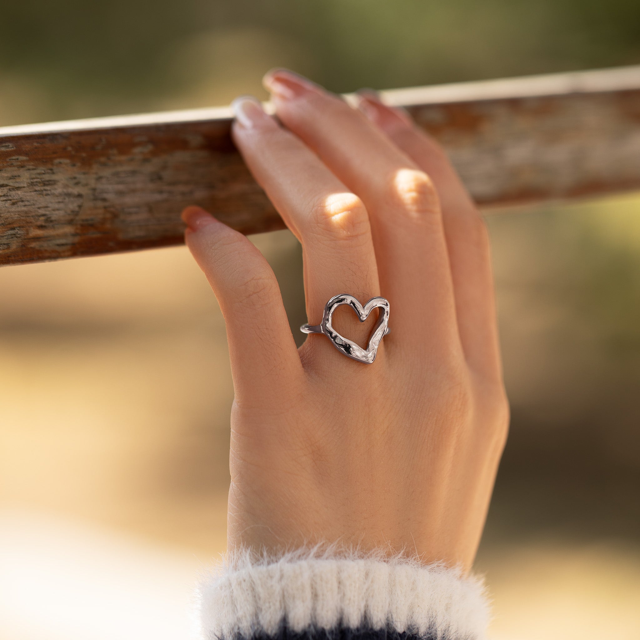 Embrace Self-love Heart Ring