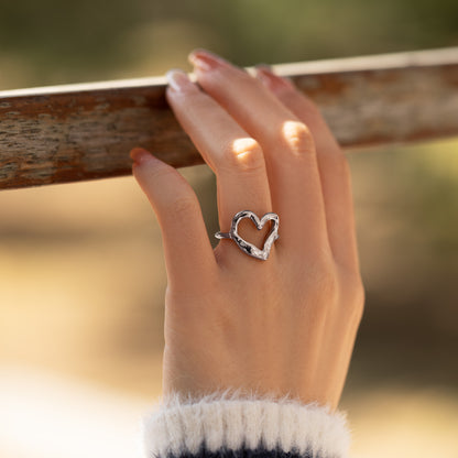 Embrace Self-love Heart Ring