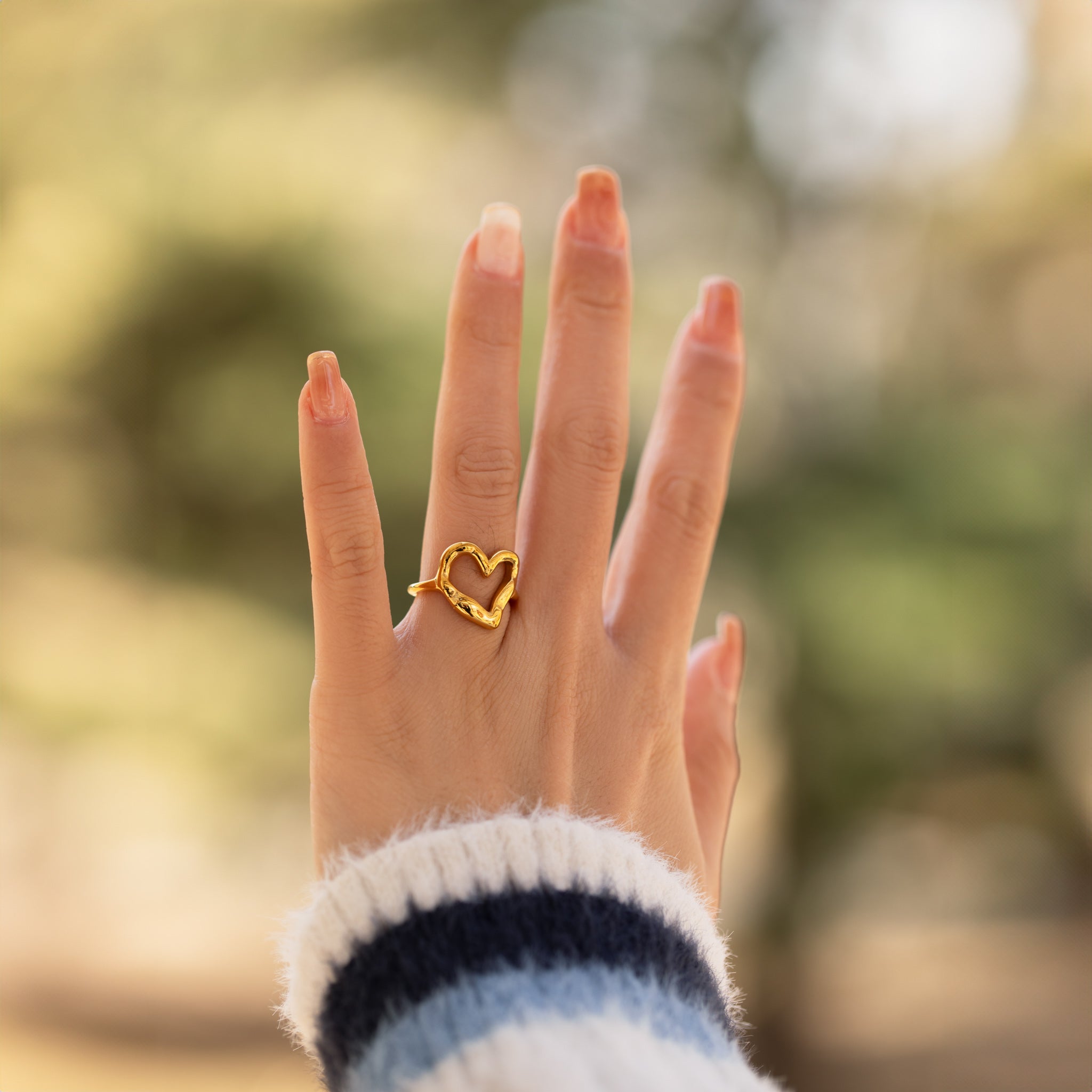 Embrace Self-love Heart Ring