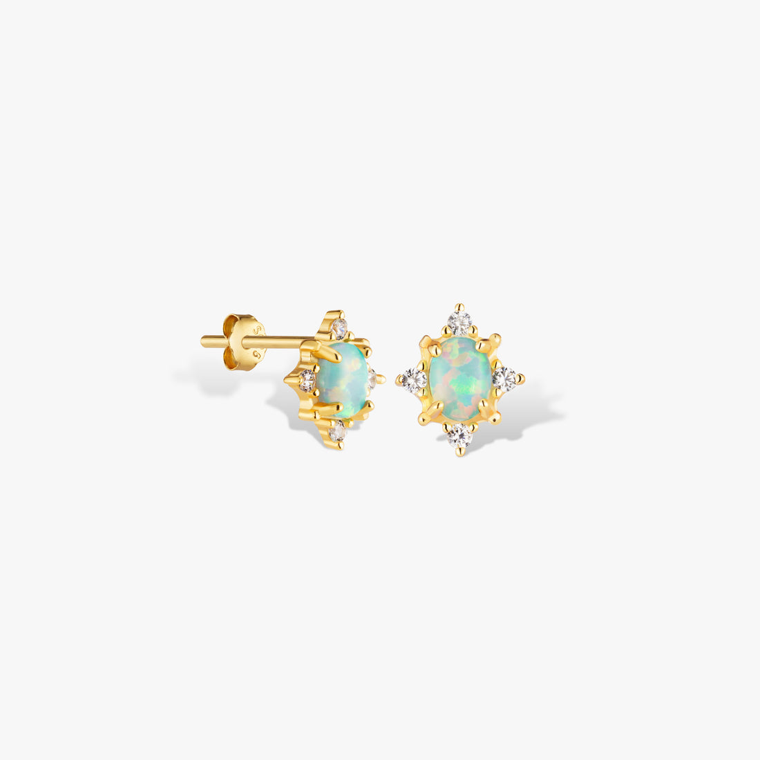 Vintage-Inspired Opal Earrings