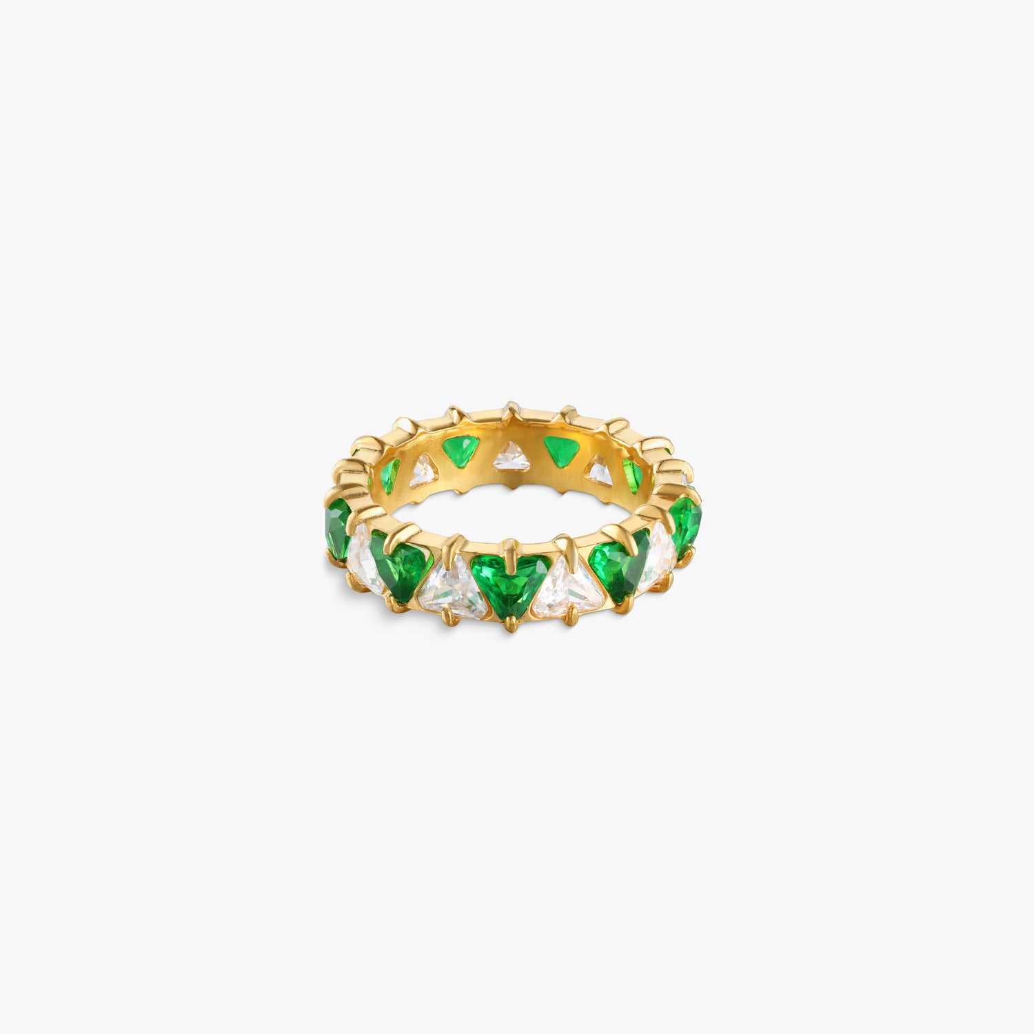 Double Color Gemstone Ring