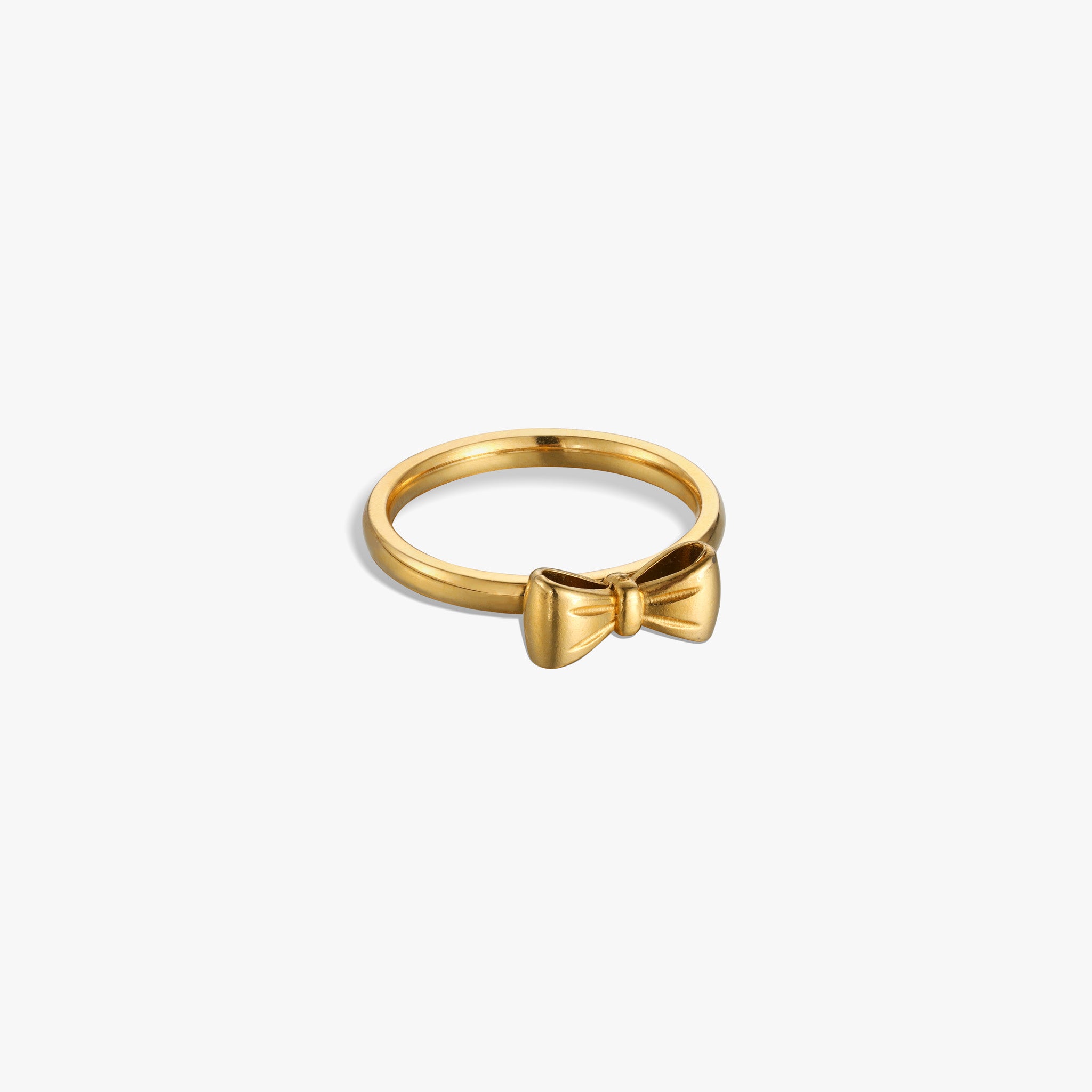 Gold Bow Ring