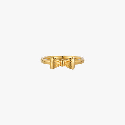 Gold Bow Ring