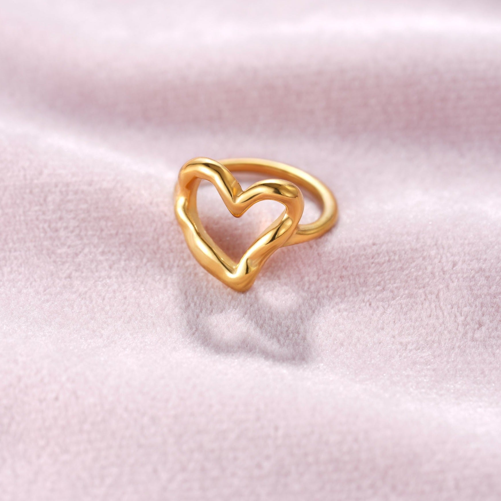 Embrace Self-love Heart Ring