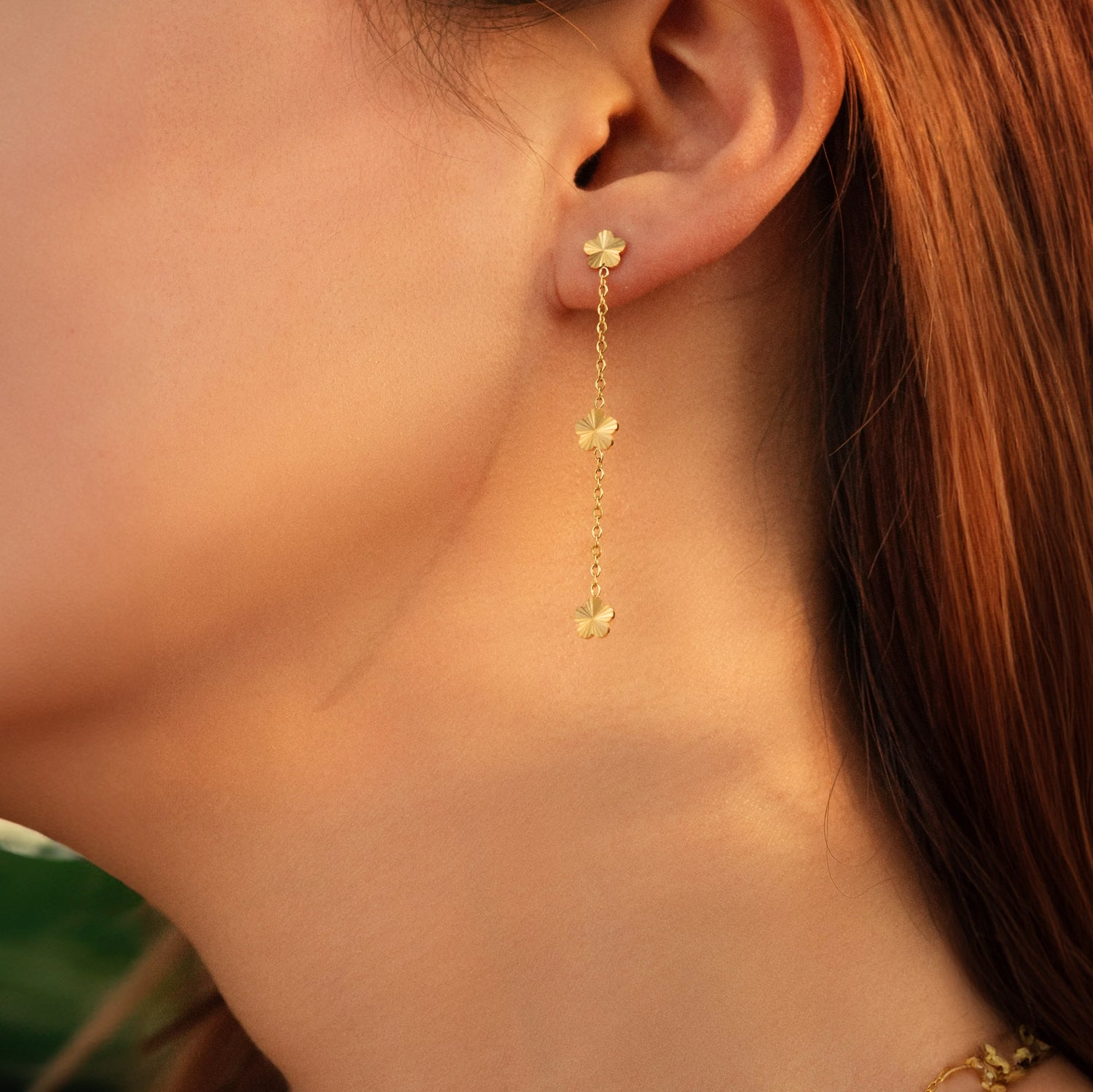 Flower Drop Earrings