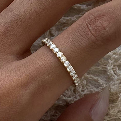 Stackable Diamond Band Ring