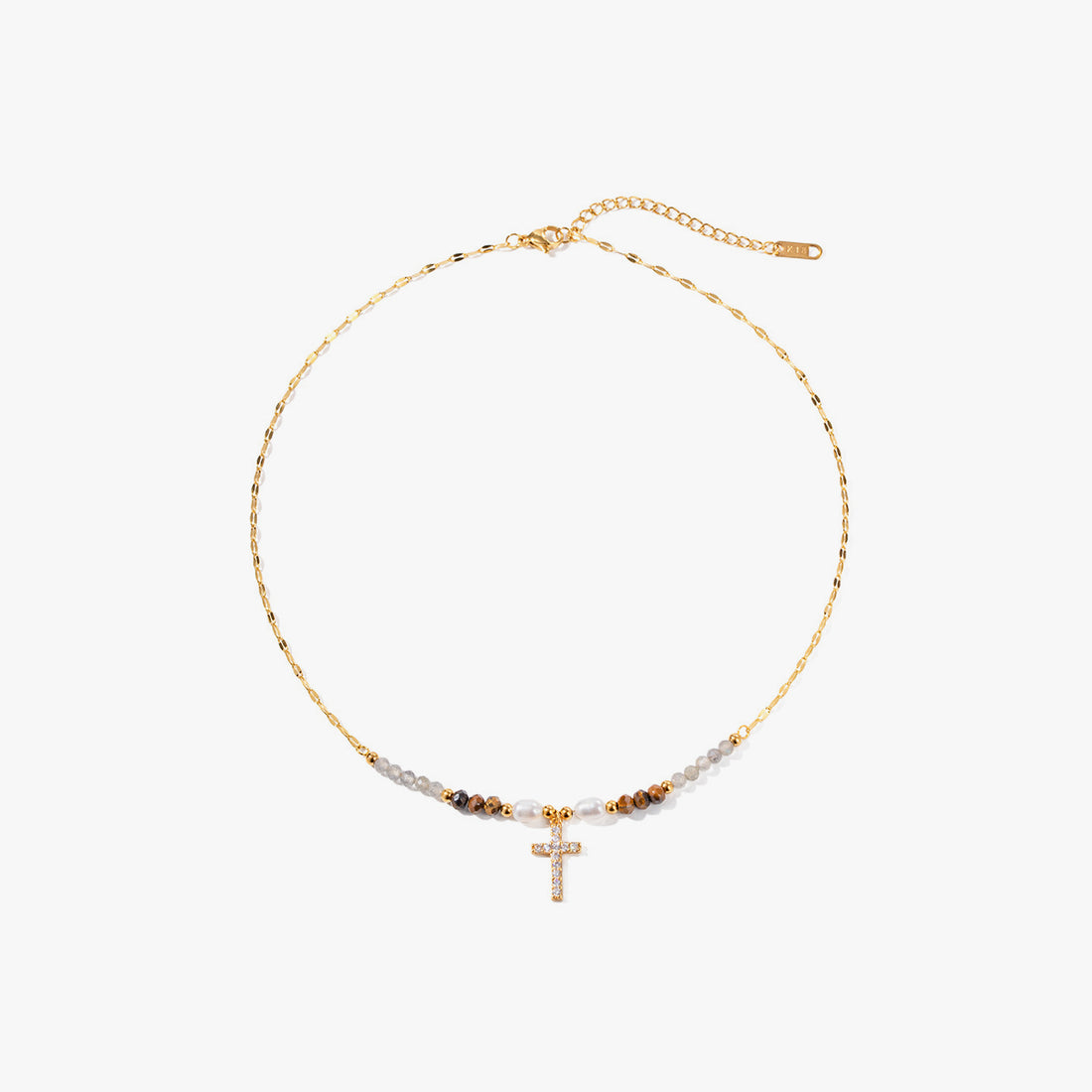 Beaded Cross Necklace