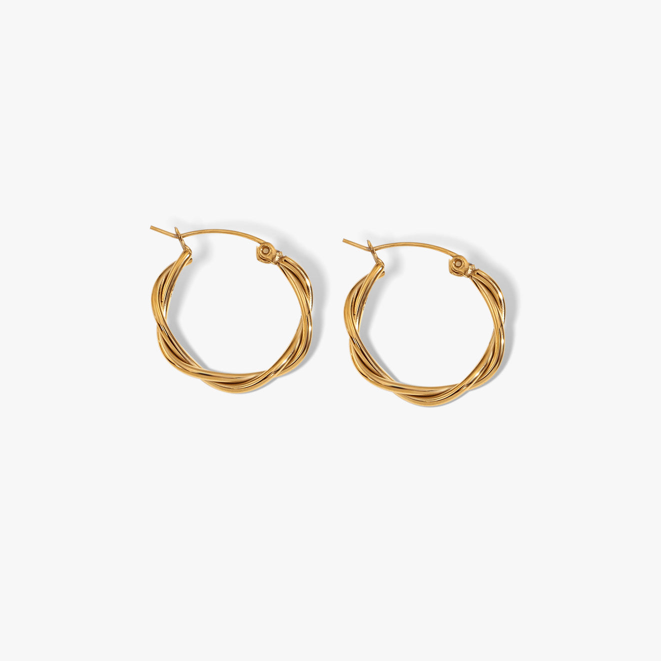 Twisted Wire Hoops