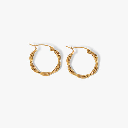 Twisted Wire Hoops