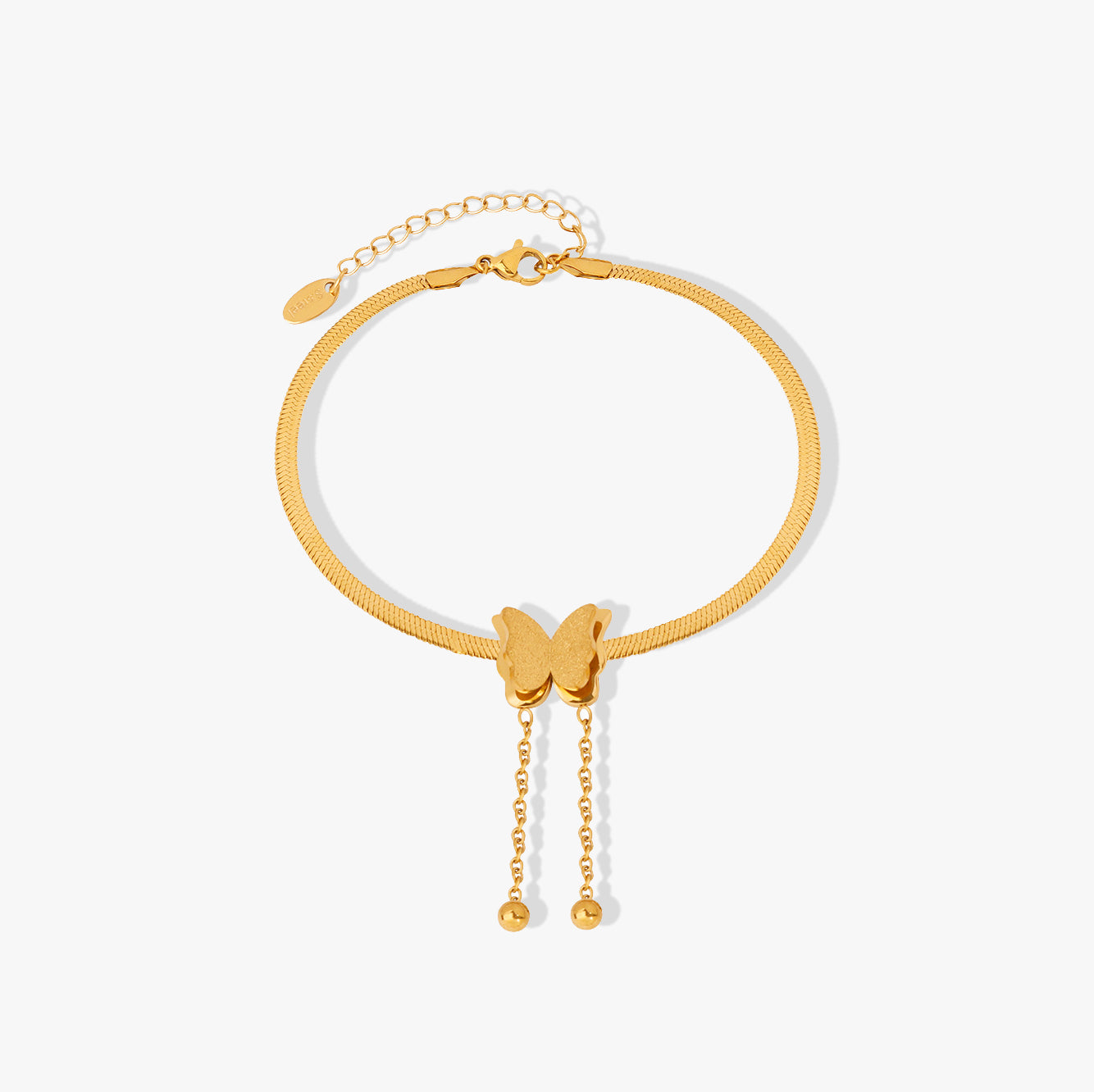 Tassel Butterfly Snakebone Anklet