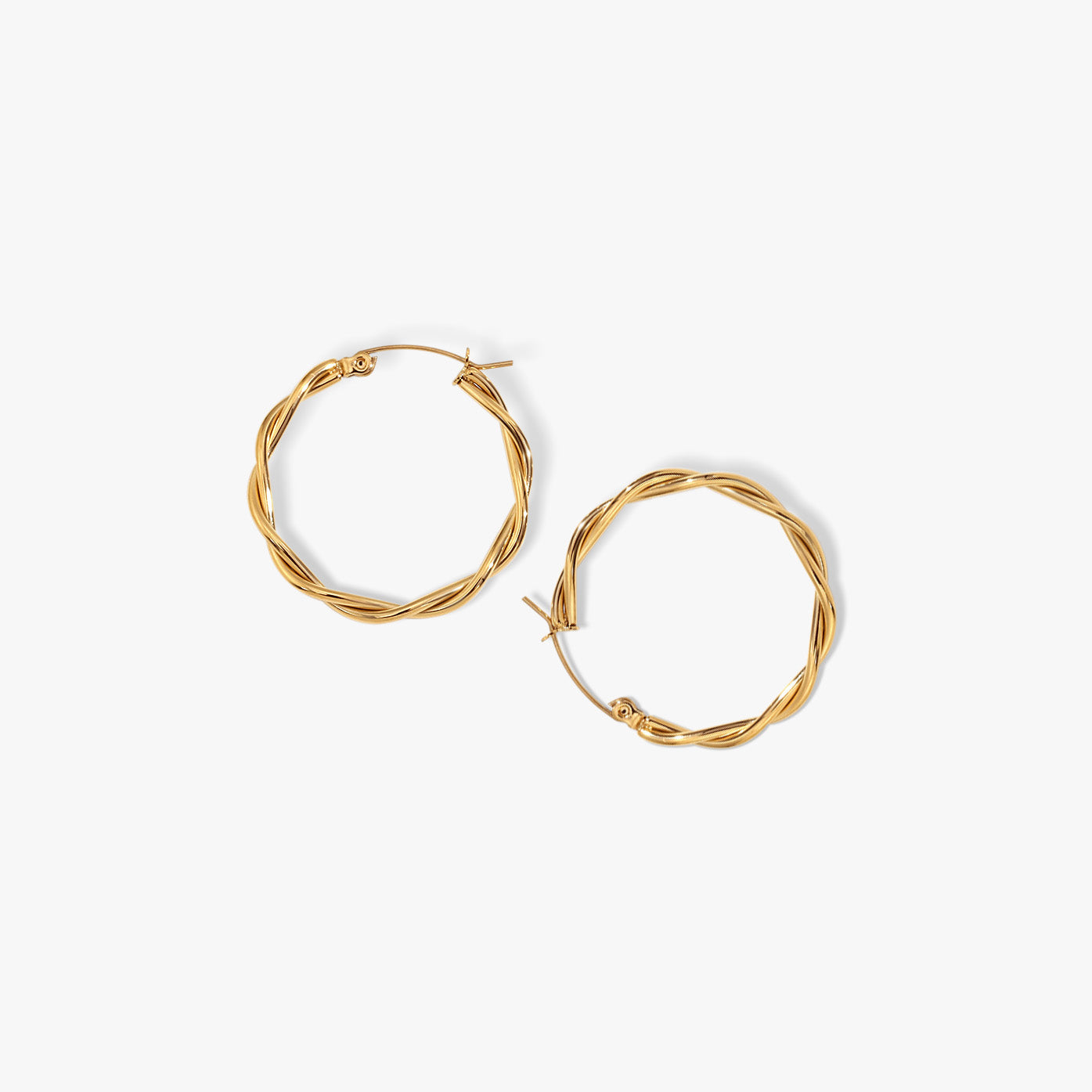 Twisted Wire Hoops