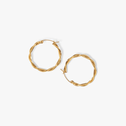 Twisted Wire Hoops