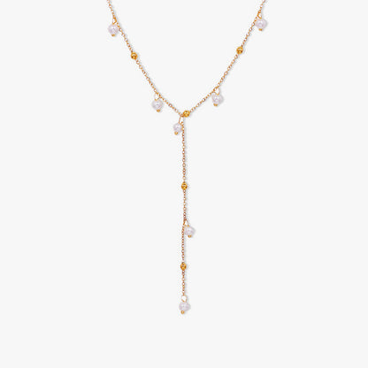 Lariat Pearl necklace