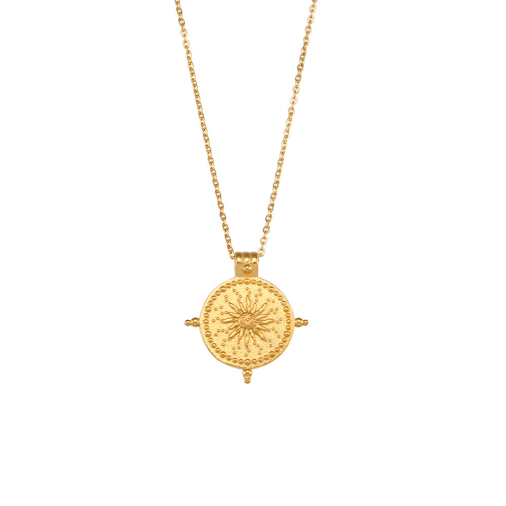 Compass Sun Necklace