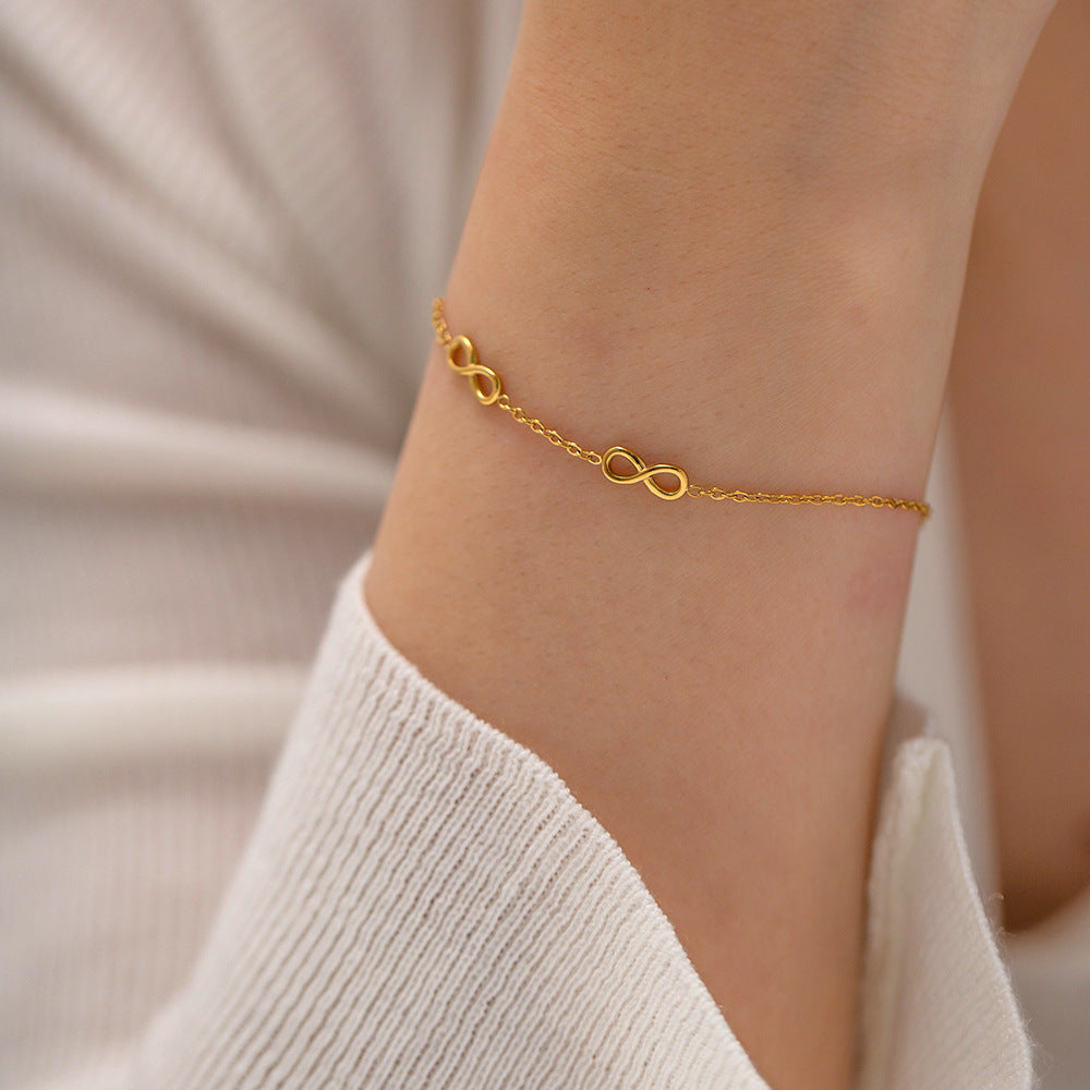 Tripe Infinity Bracelet